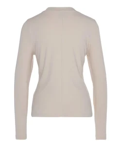 Dames longsleeve beige