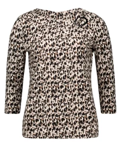 Dames longsleeve beige