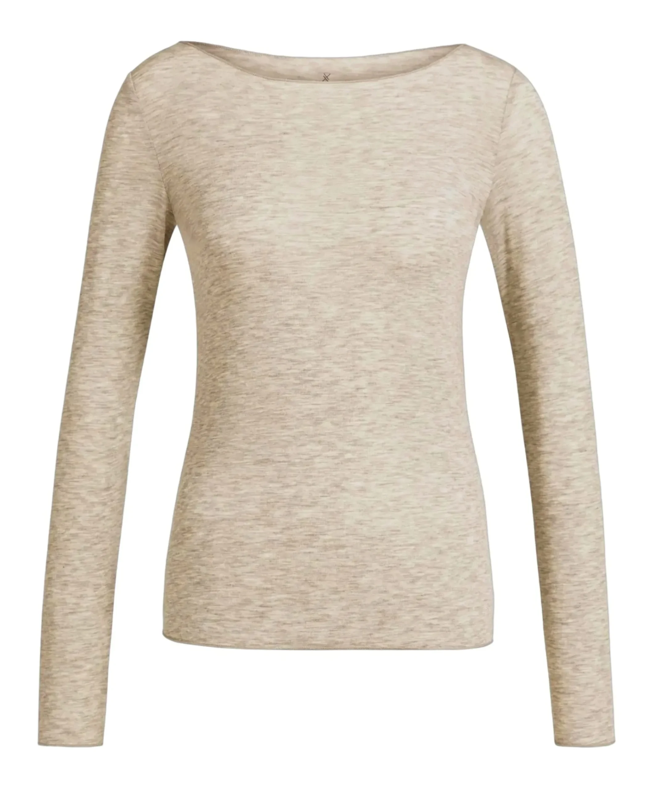 Dames longsleeve beige