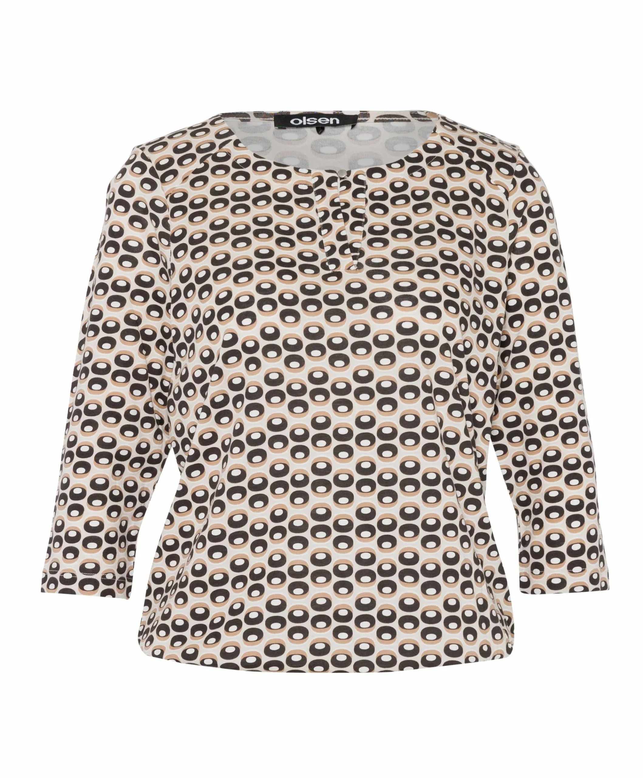 Dames longsleeve beige