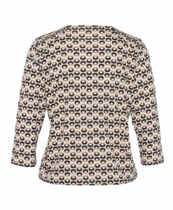 Dames longsleeve beige