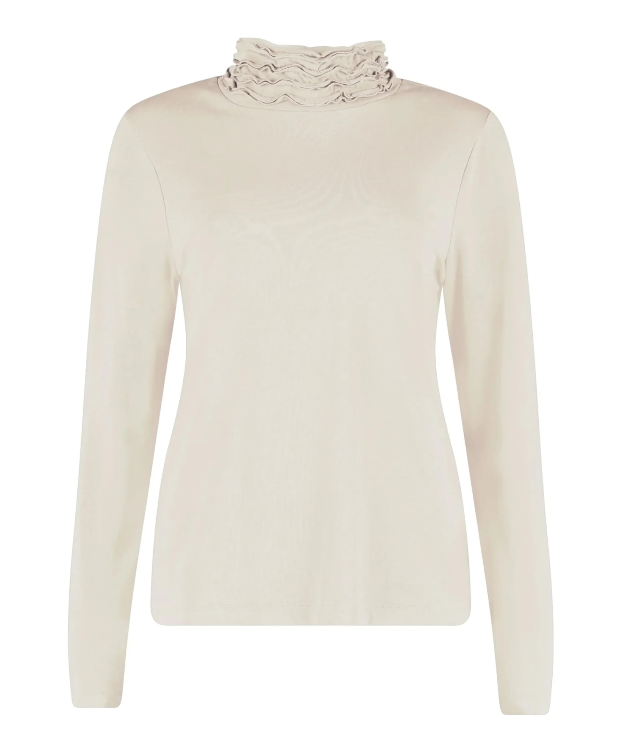 Dames longsleeve beige
