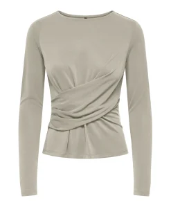Dames longsleeve beige