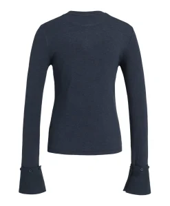 Dames longsleeve blauw