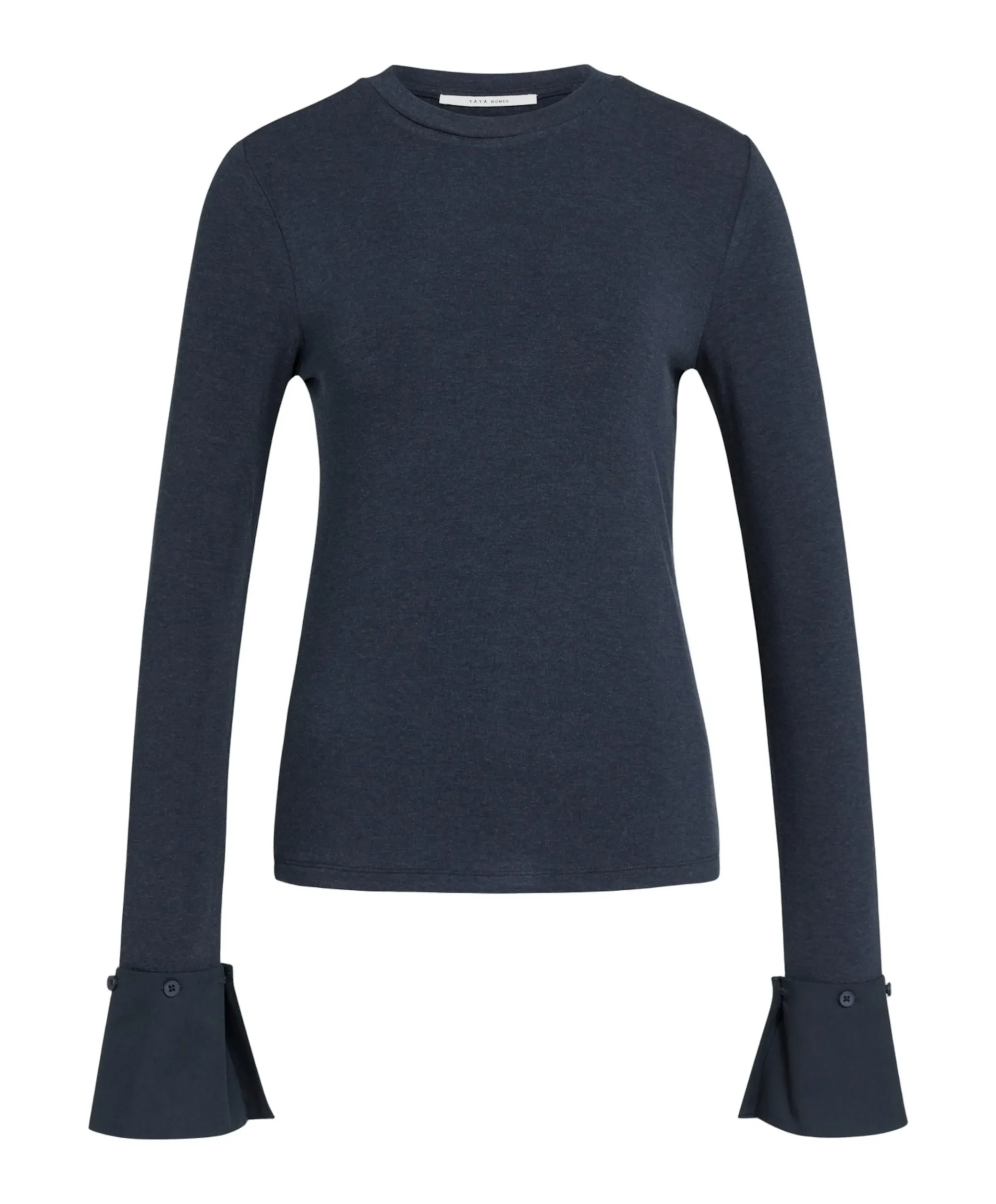 Dames longsleeve blauw