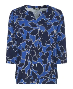 Dames longsleeve blauw