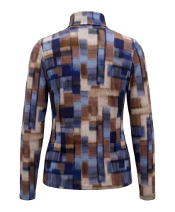 Dames longsleeve blauw