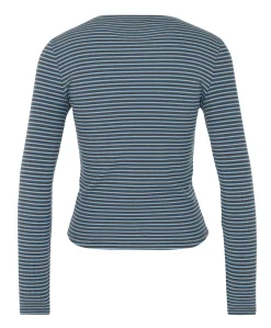 Dames longsleeve blauw