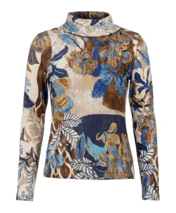 Dames longsleeve blauw