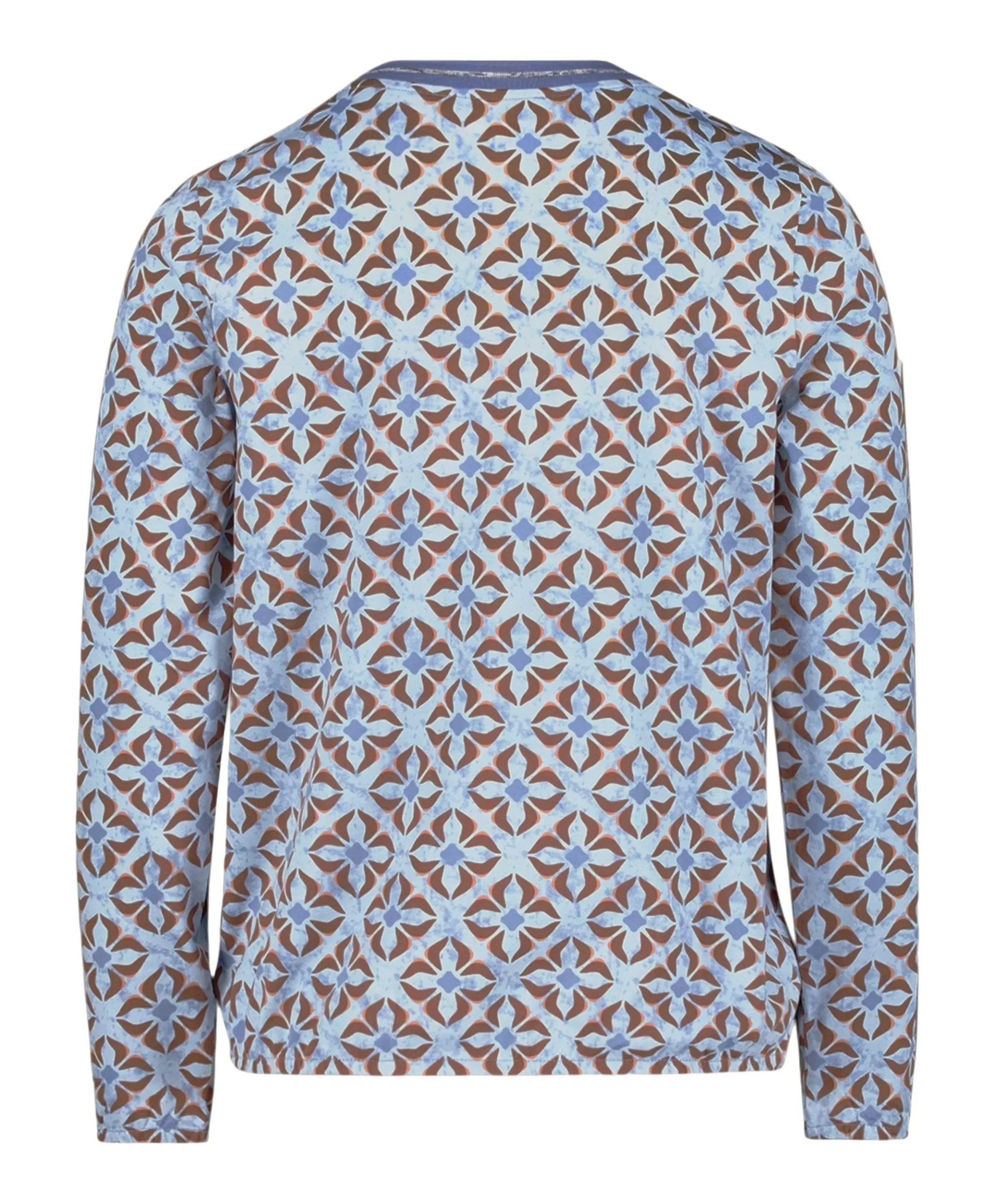 Dames longsleeve blauw