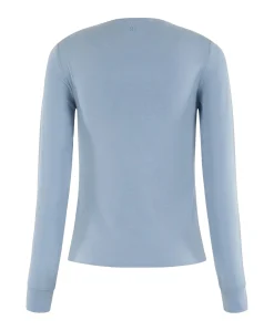 Dames longsleeve blauw