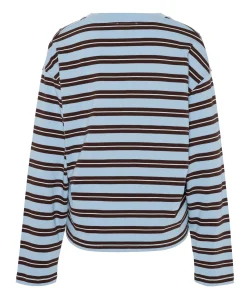 Dames longsleeve blauw