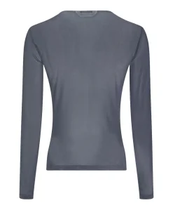 Dames longsleeve blauw