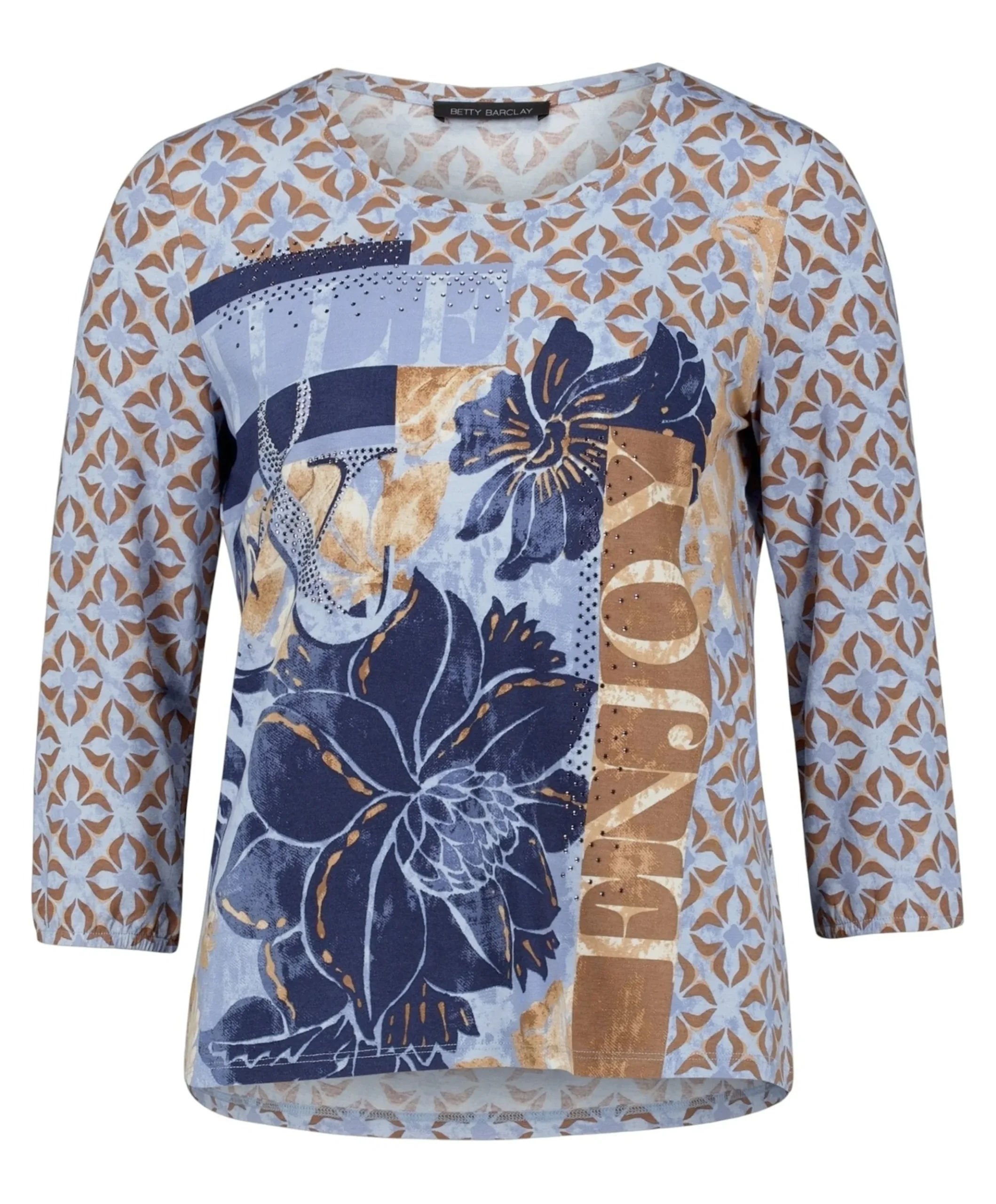 Dames longsleeve blauw