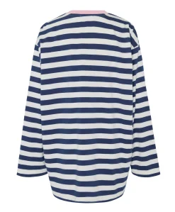Dames longsleeve blauw