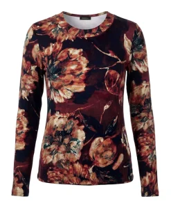 Dames longsleeve bordeaux
