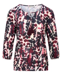 Dames longsleeve bordeaux