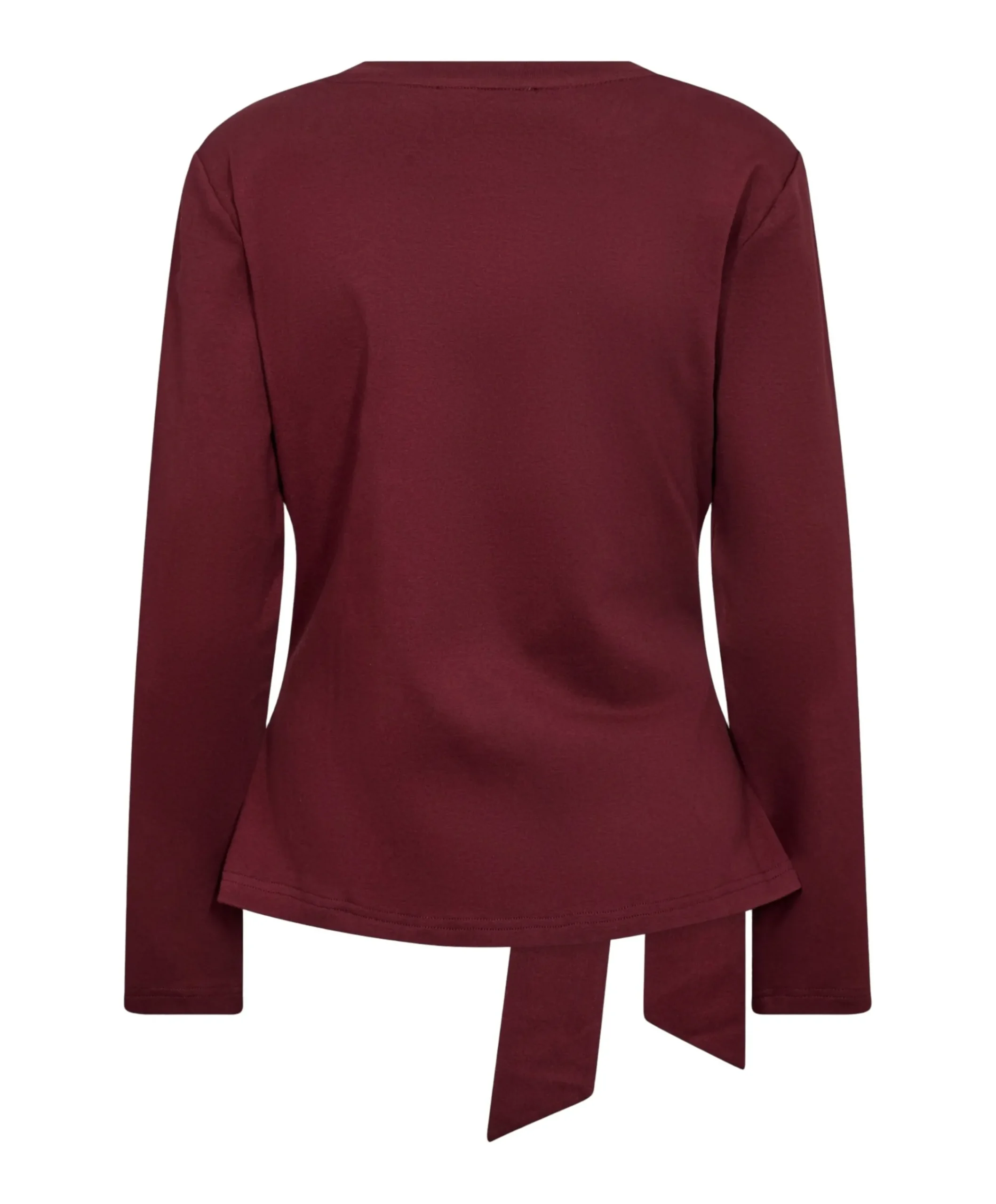Dames longsleeve bordeaux