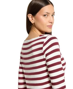 Dames longsleeve bordeaux