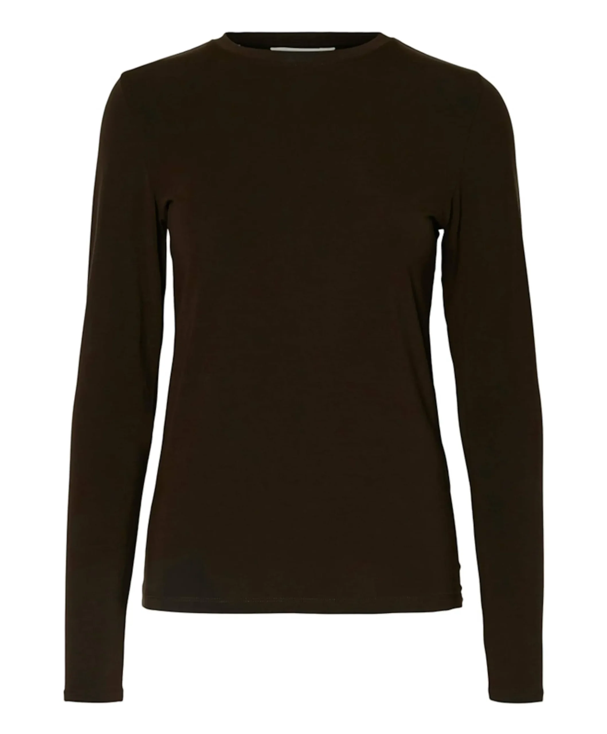 Dames longsleeve bruin