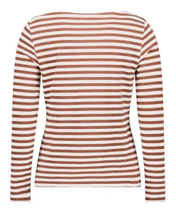 Dames longsleeve bruin