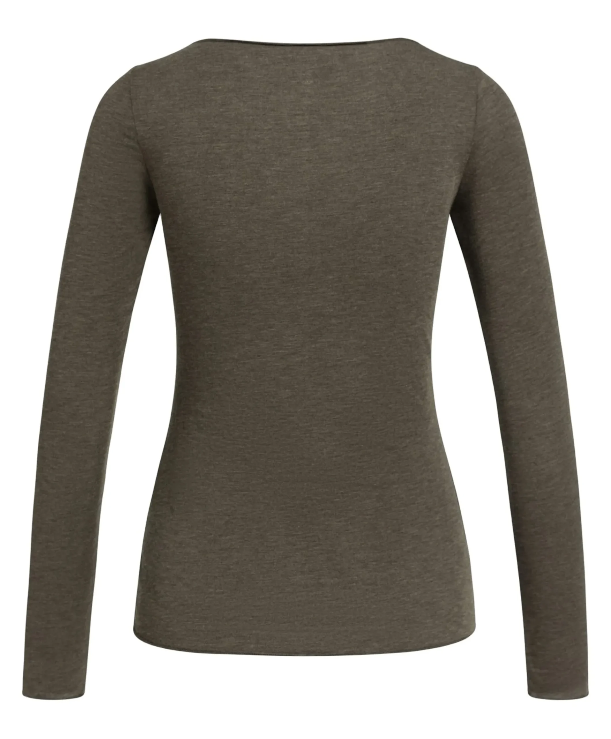 Dames longsleeve bruin
