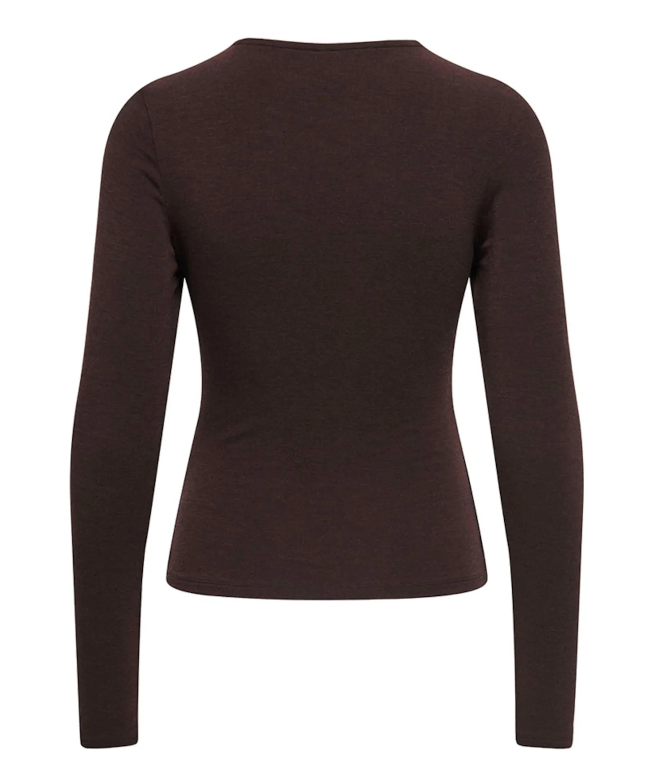Dames longsleeve bruin