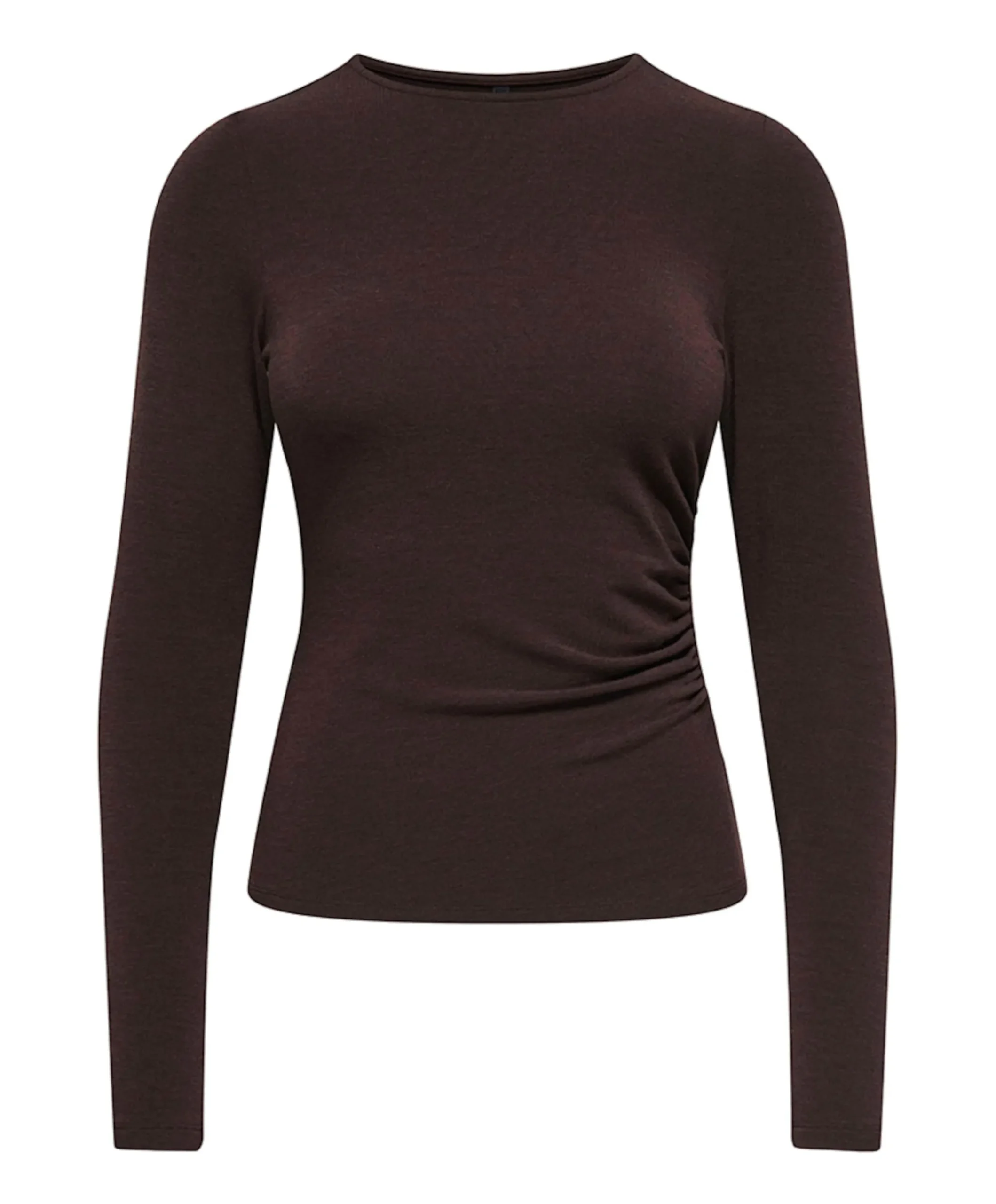Dames longsleeve bruin