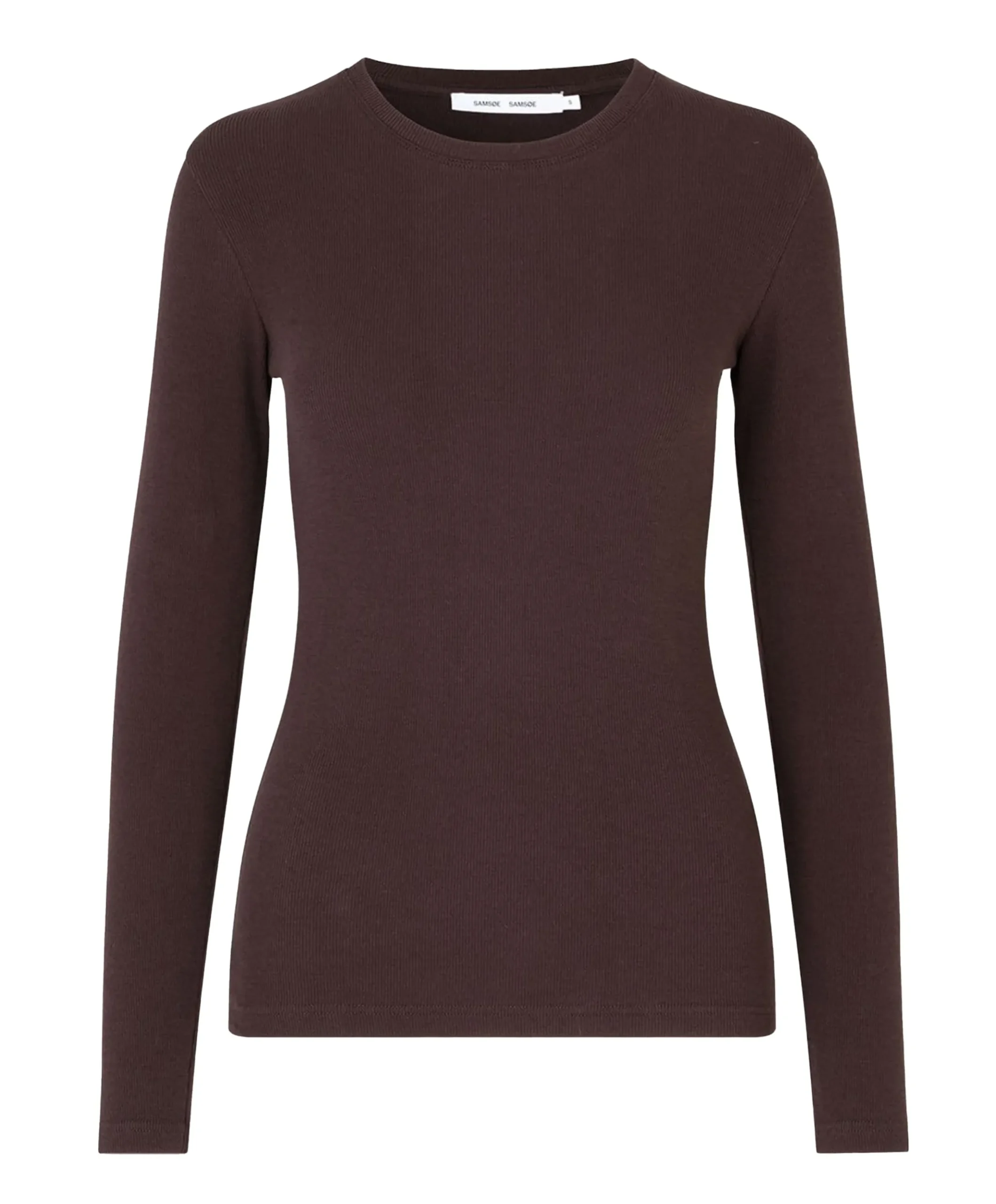 Dames longsleeve bruin