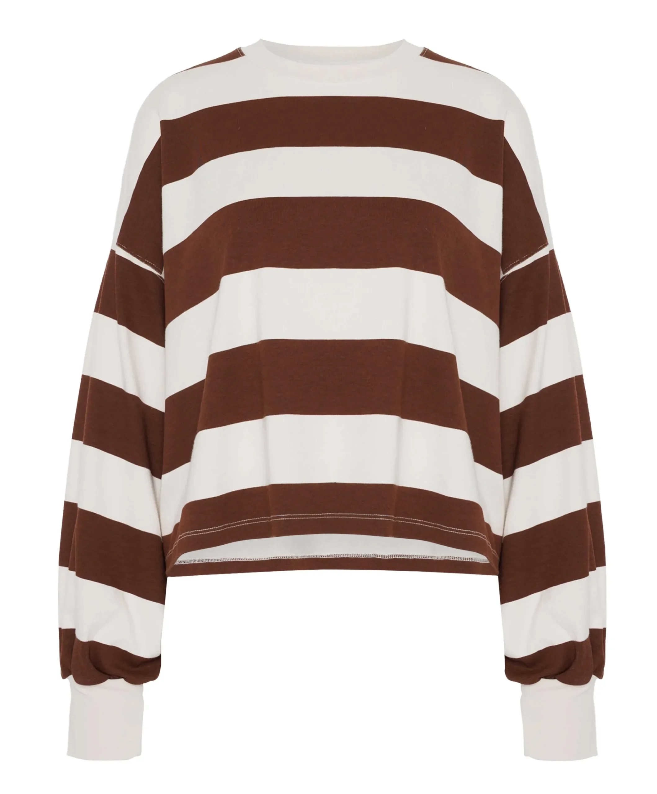 Dames longsleeve bruin