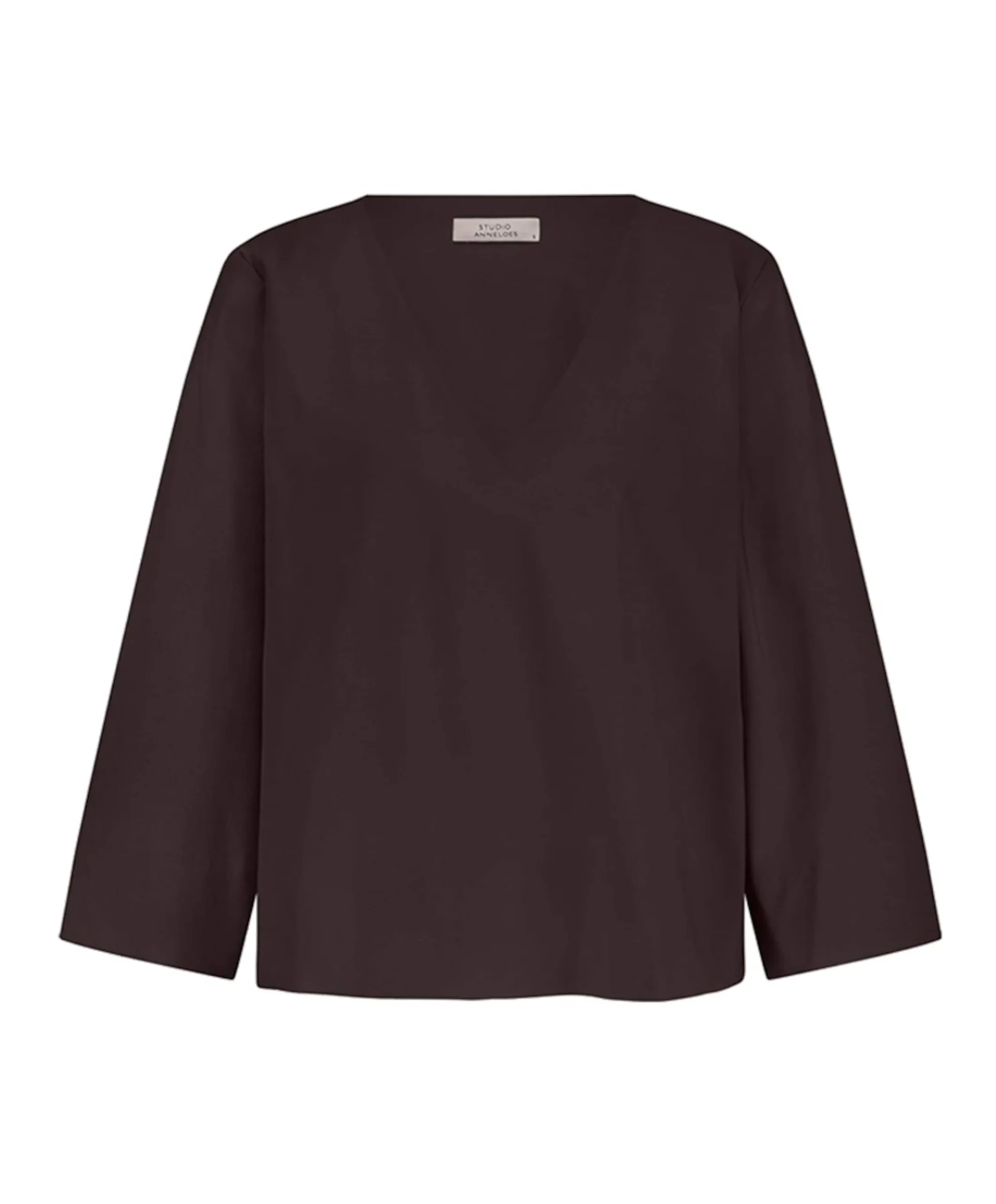 Dames longsleeve bruin