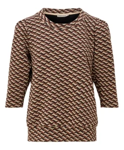 Dames longsleeve bruin