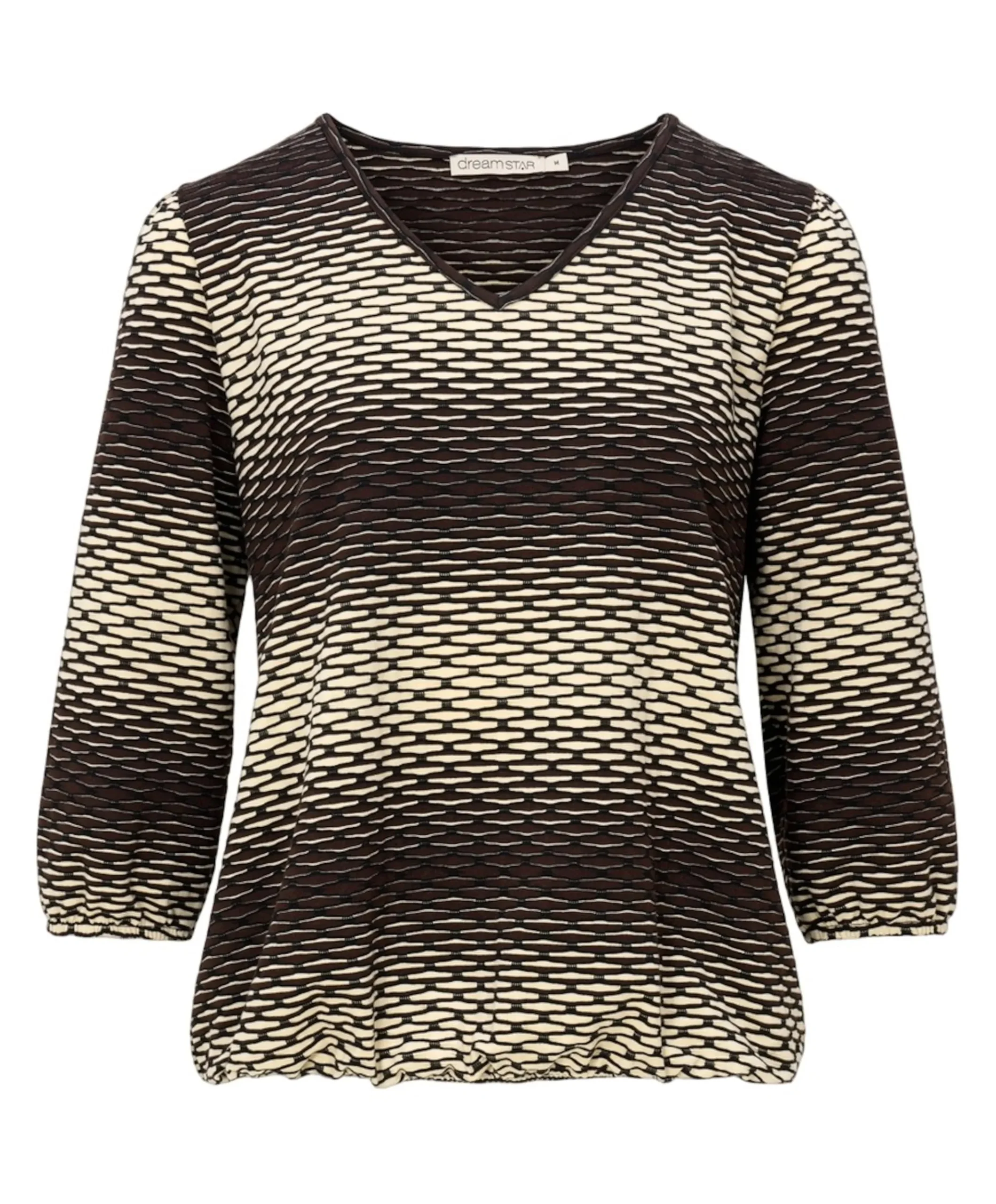 Dames longsleeve bruin