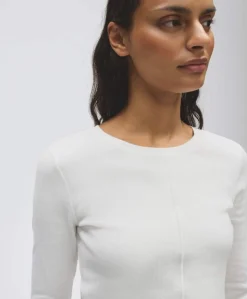 Dames longsleeve ecru