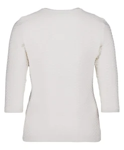 Dames longsleeve ecru