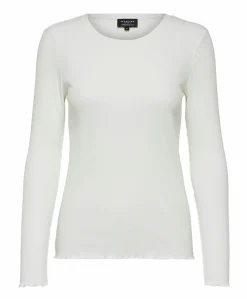 Dames longsleeve ecru