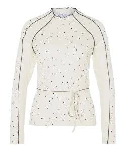 Dames longsleeve ecru