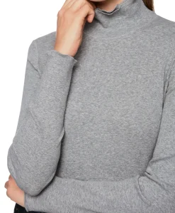 Dames longsleeve grijs