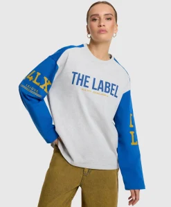 Dames longsleeve grijs