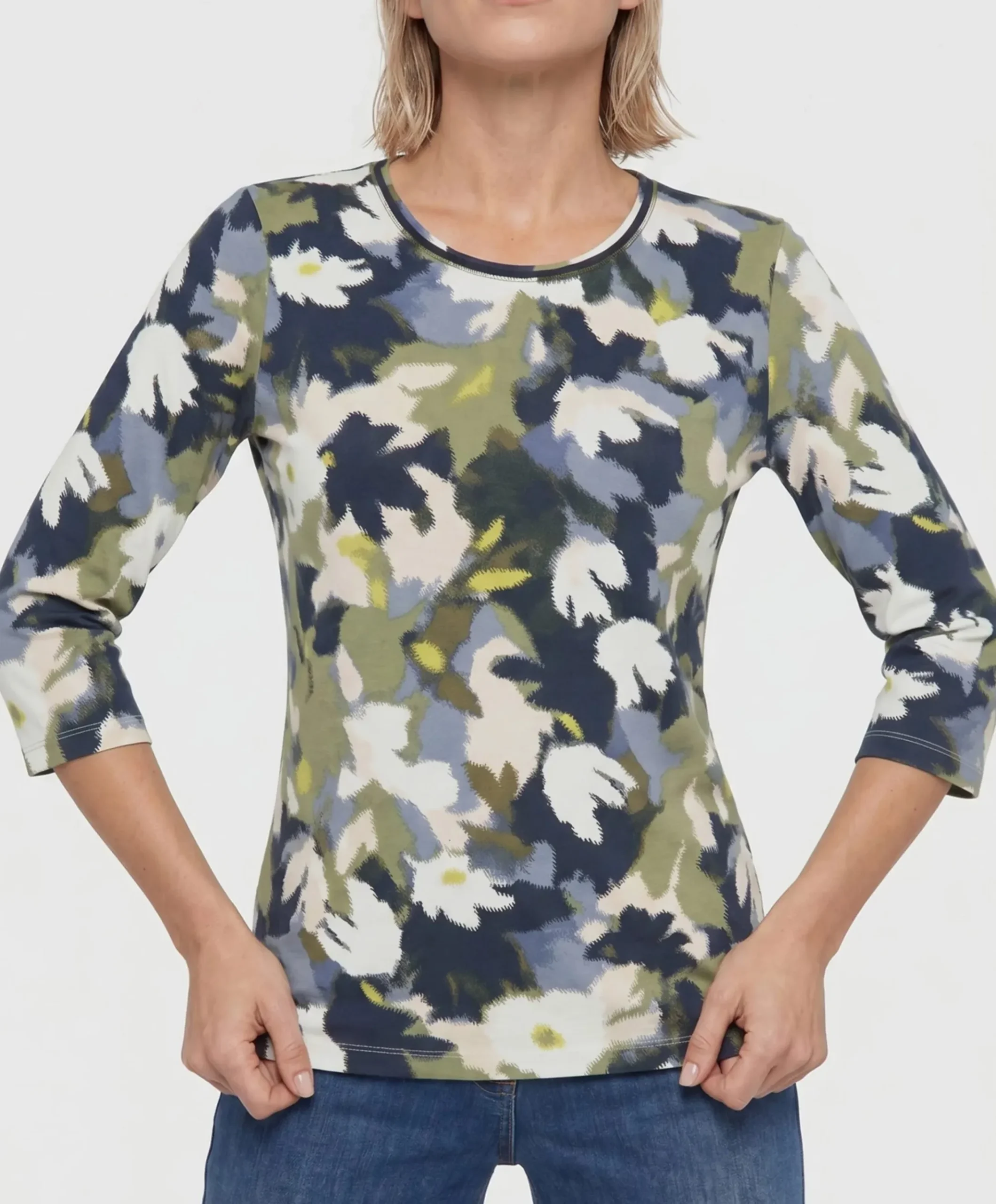Dames longsleeve groen
