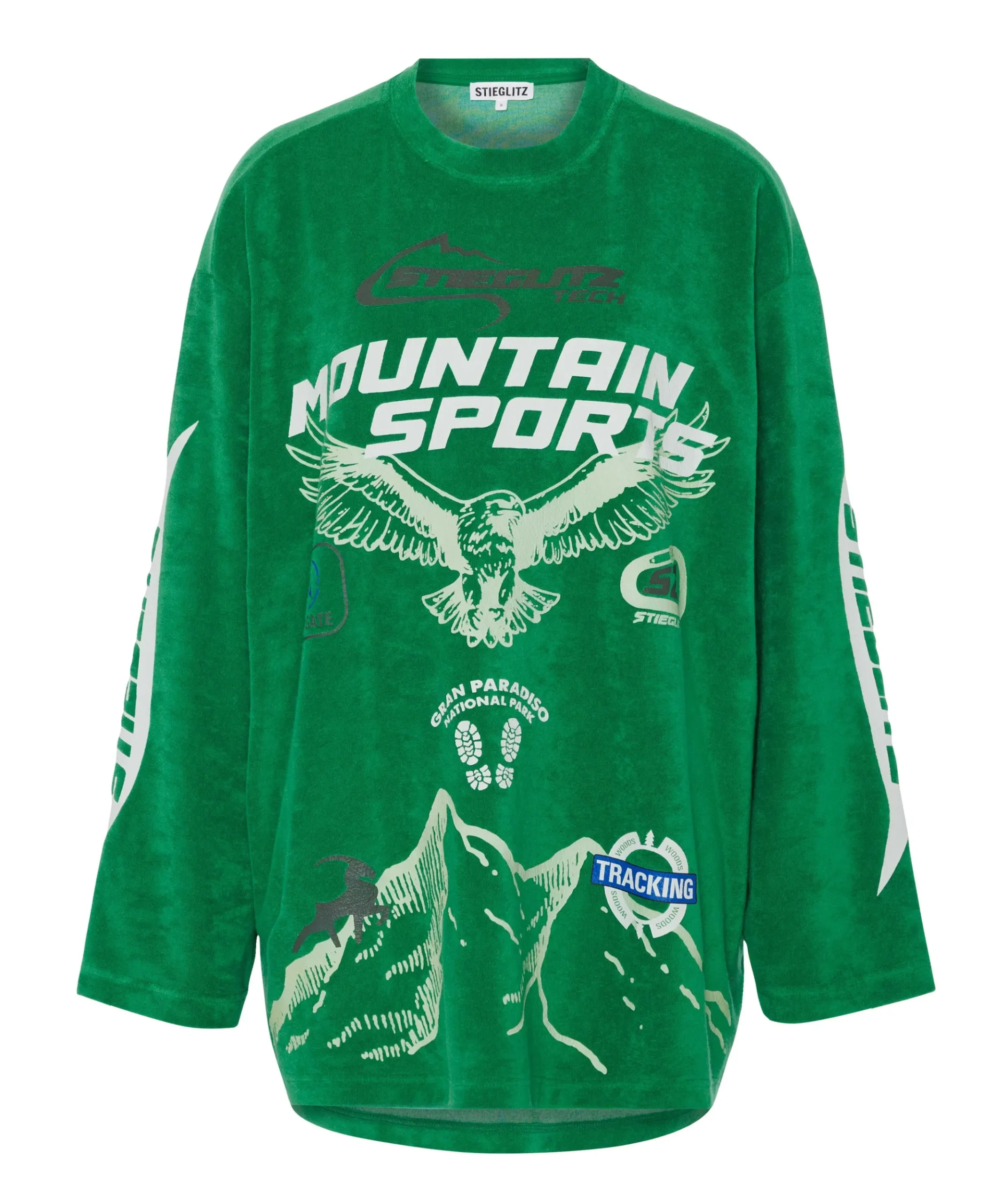 Dames longsleeve groen