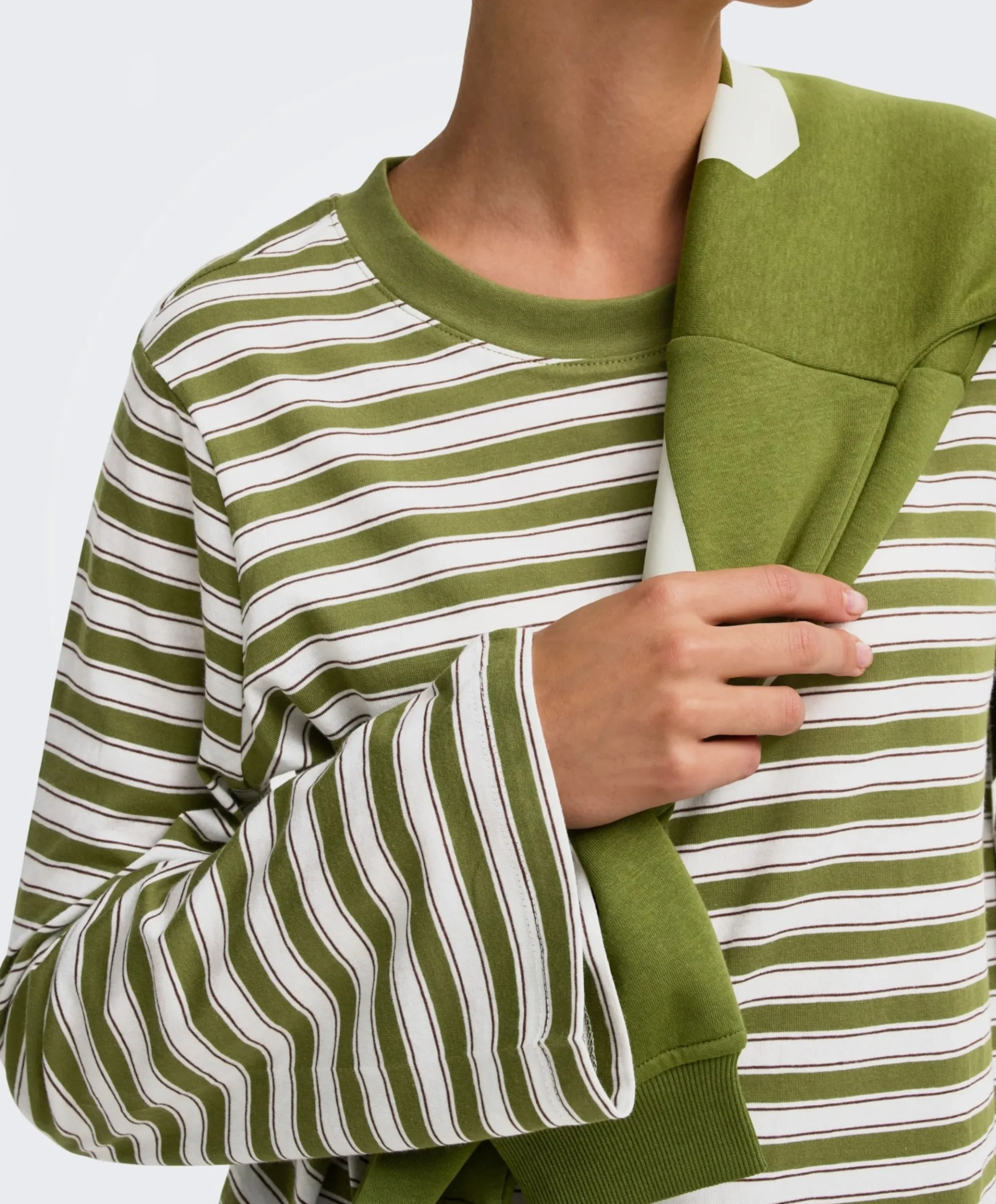 Dames longsleeve groen