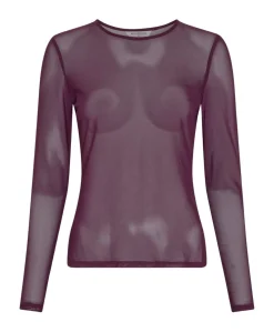 Dames longsleeve paars