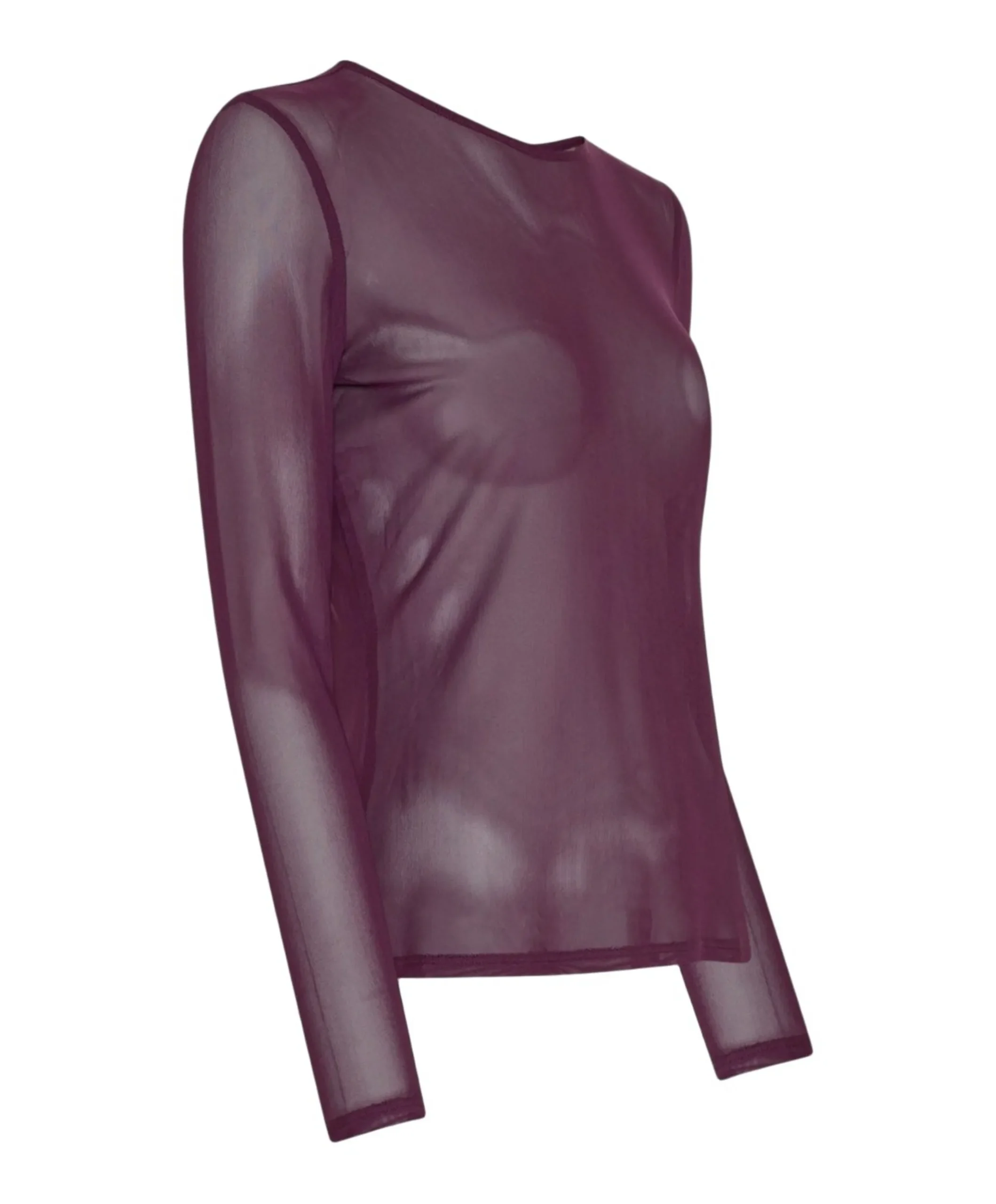 Dames longsleeve paars