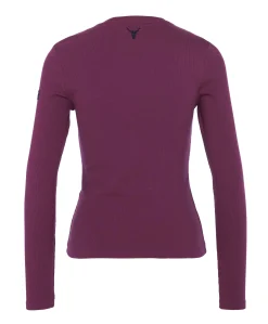 Dames longsleeve paars