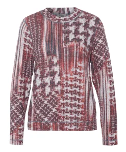 Dames longsleeve rood