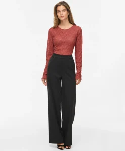 Dames longsleeve roze