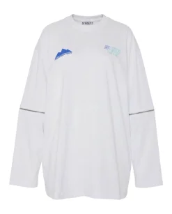 Dames longsleeve wit