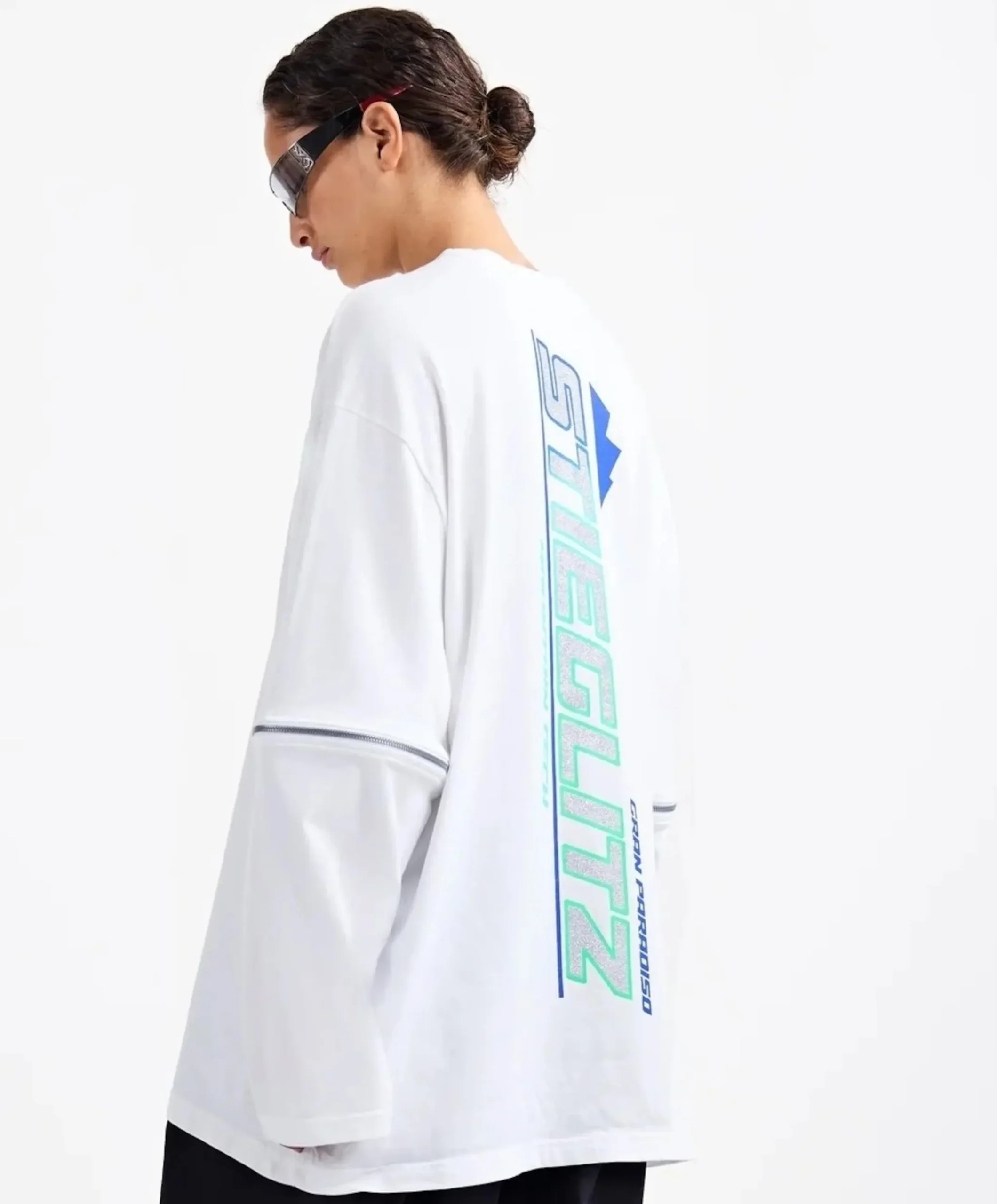 Dames longsleeve wit