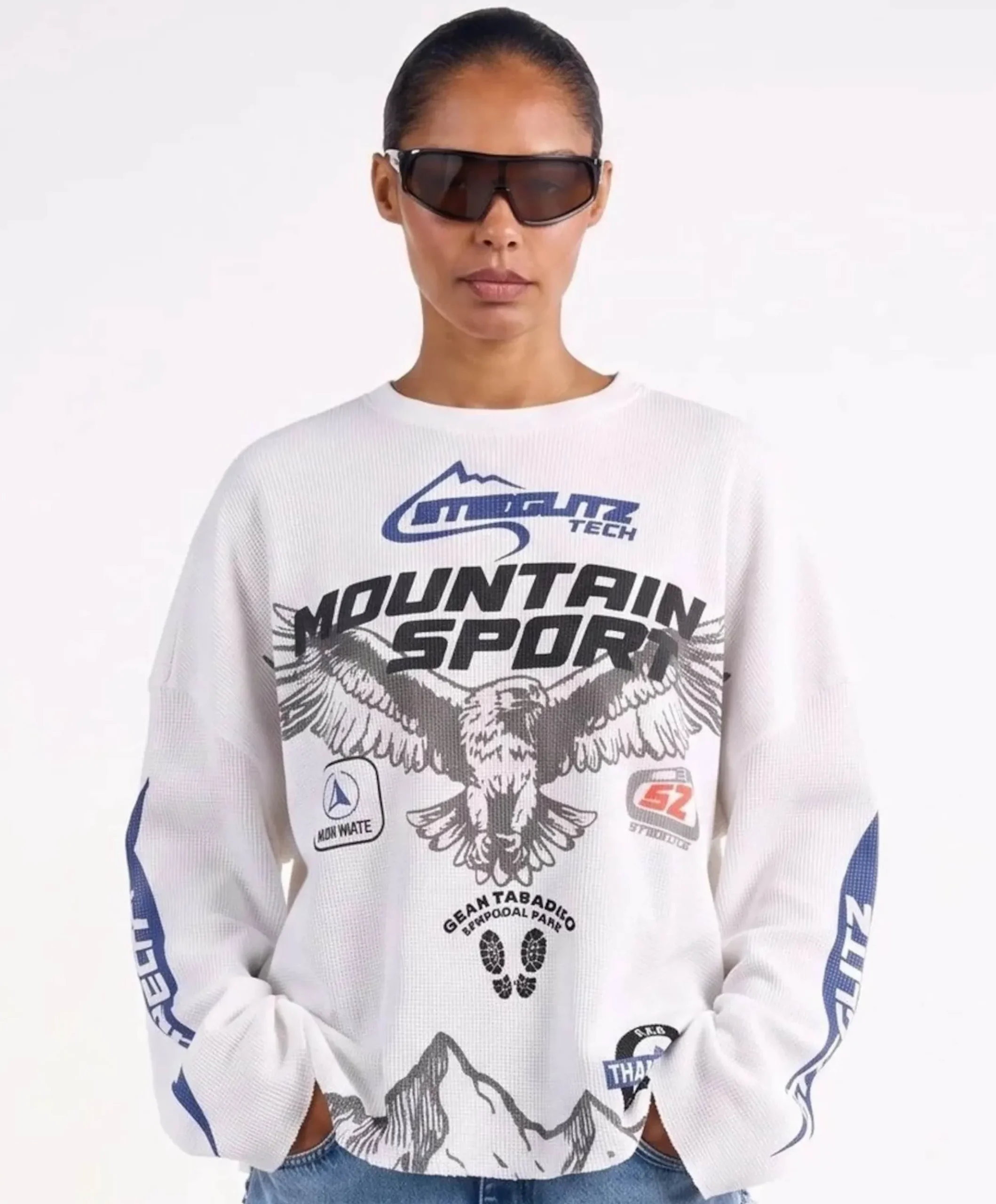 Dames longsleeve wit